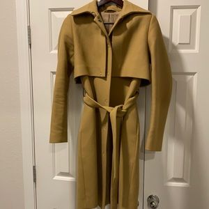 & Other Stories breasted camel coat